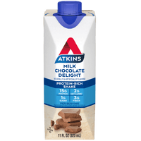 Atkins Protein Rich Shake Ready To Drink Milk Chocolate Delight 325ml