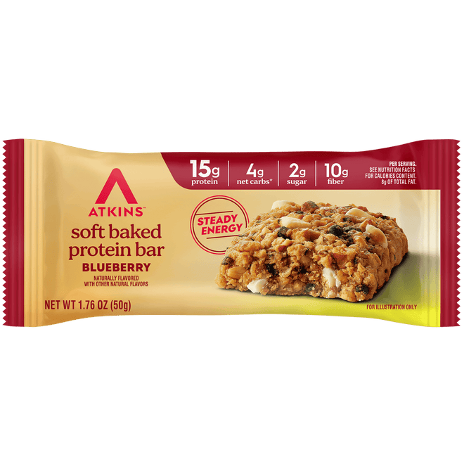 Atkins Meal Protein Bar Soft Baked Blueberry 50g