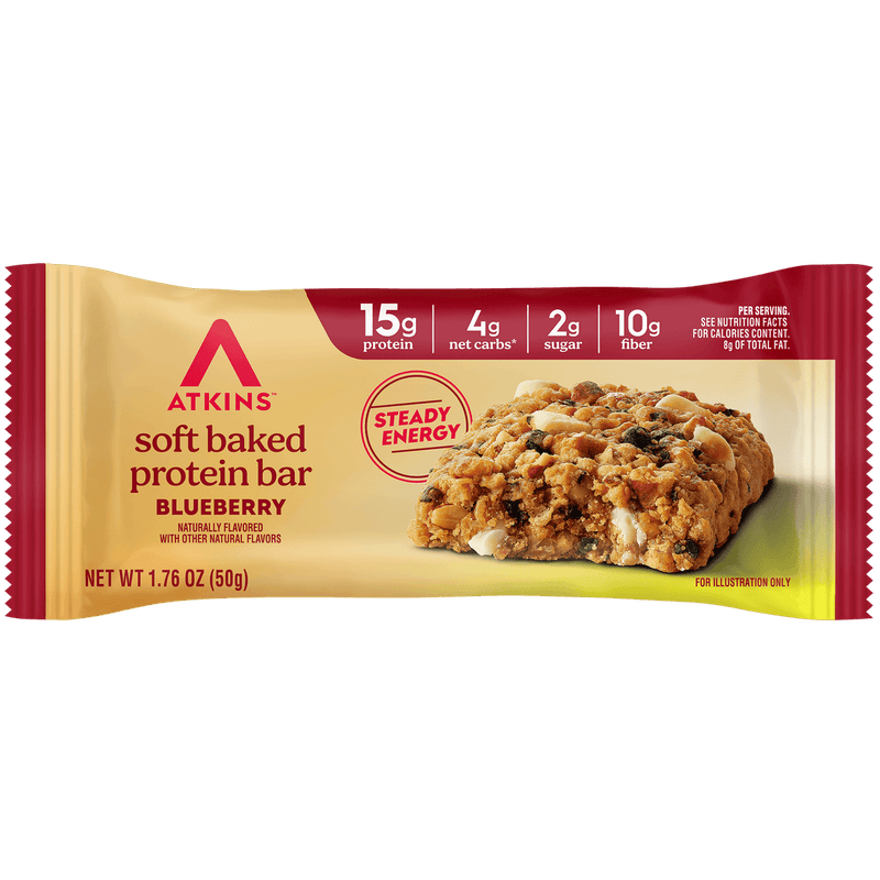 Atkins Meal Protein Bar Soft Baked Blueberry 50g