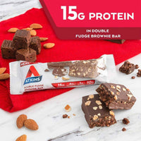 Atkins Meal Protein Bar Double Fudge Brownie 48g