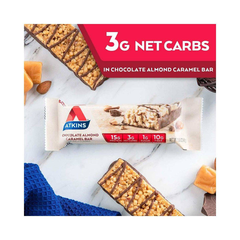 Atkins Meal Protein Bar Chocolate Almond Caramel 48g
