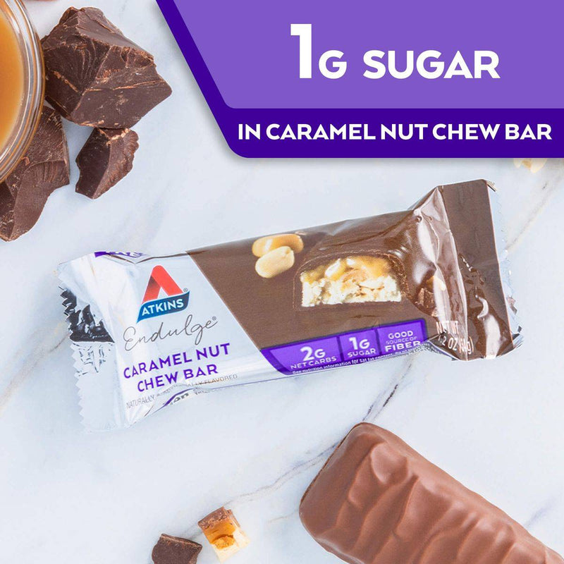 Atkins Endulge Treat Caramel Nut Chew Bar 34g
