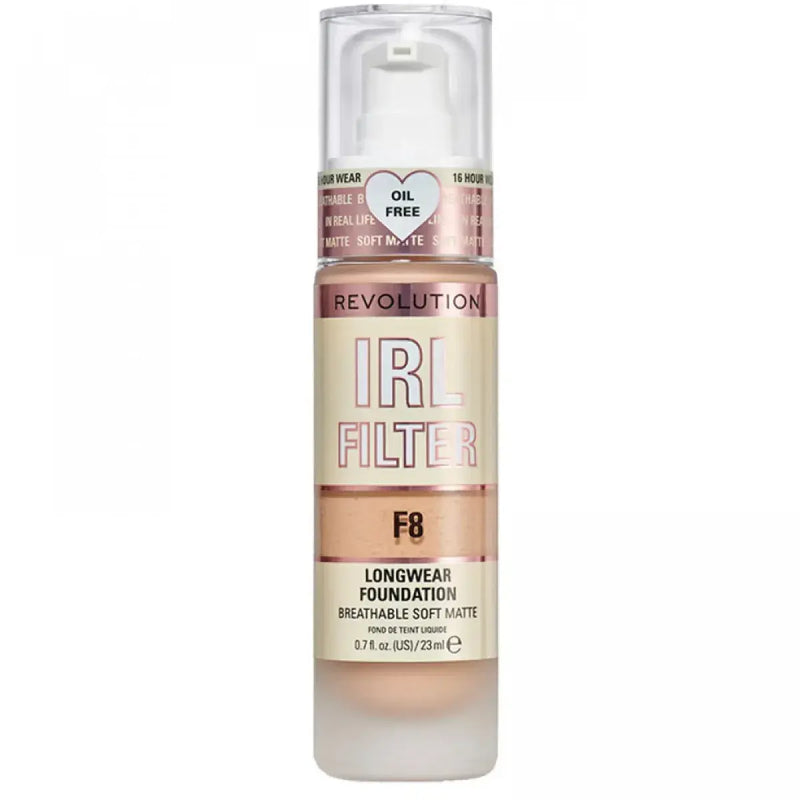 Revolution Makeup IRL Filter Longwear Foundation F8 23ml