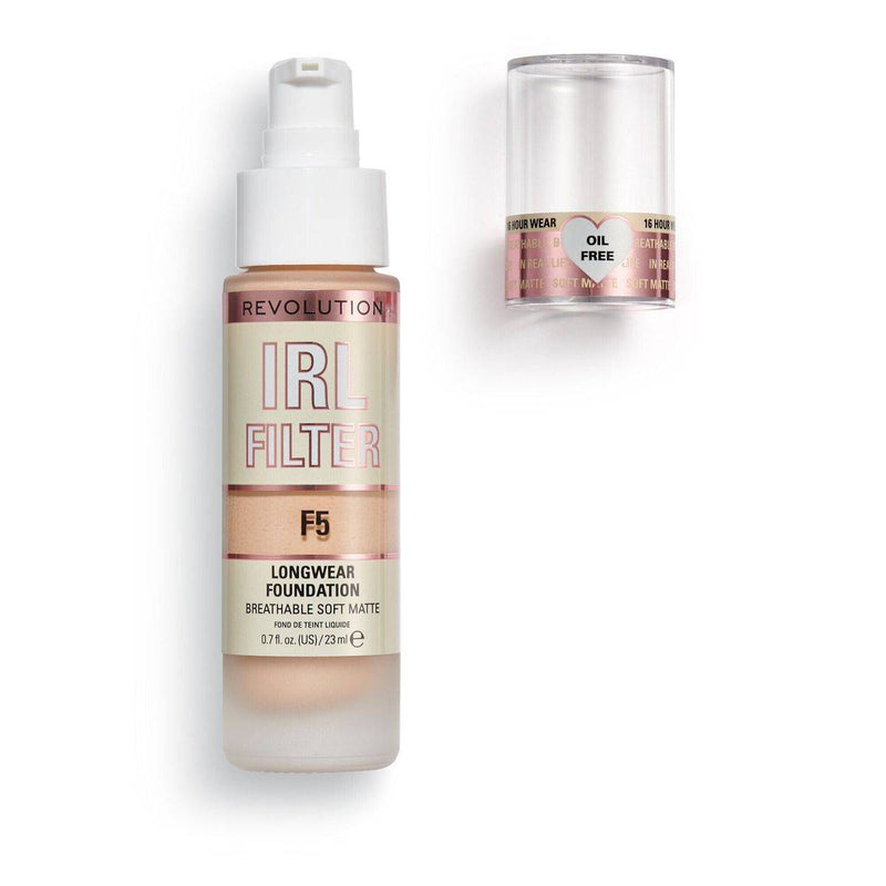 Revolution Makeup IRL Filter Longwear Foundation F5 23ml
