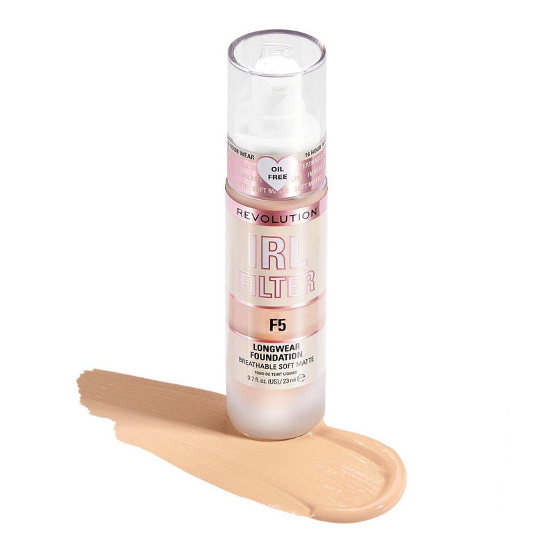 Revolution Makeup IRL Filter Longwear Foundation F5 23ml