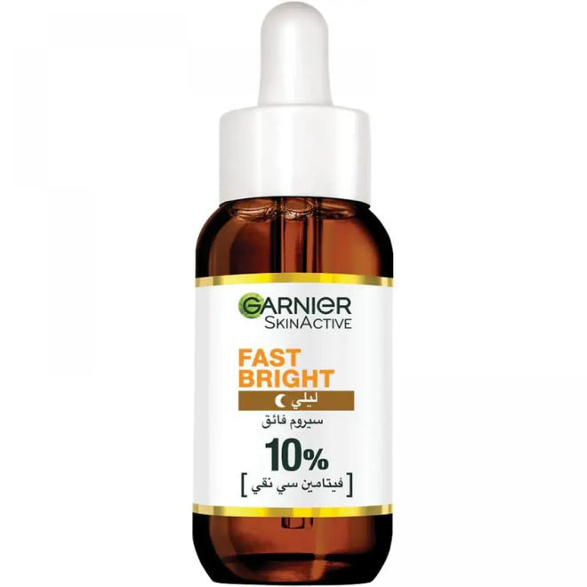 Garnier SkinActive Fast Bright Vitamin C Overnight Booster Face Serum 30ml
