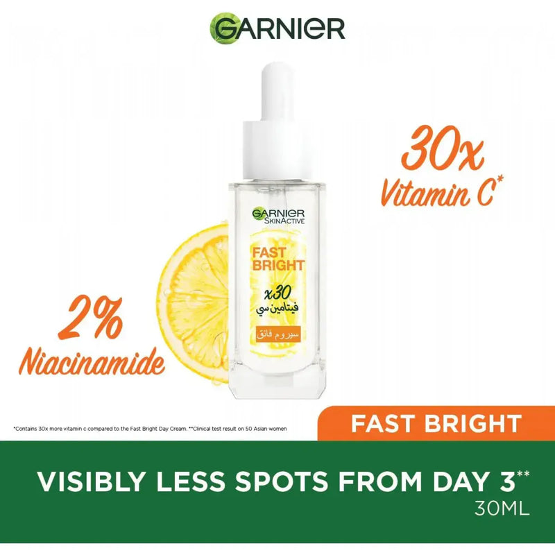 Garnier SkinActive Fast Bright Vitamin C Face Serum 15ml