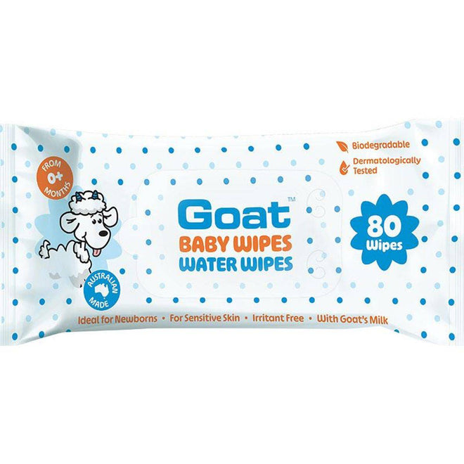 Goat Baby Water Wipes 80 Pack