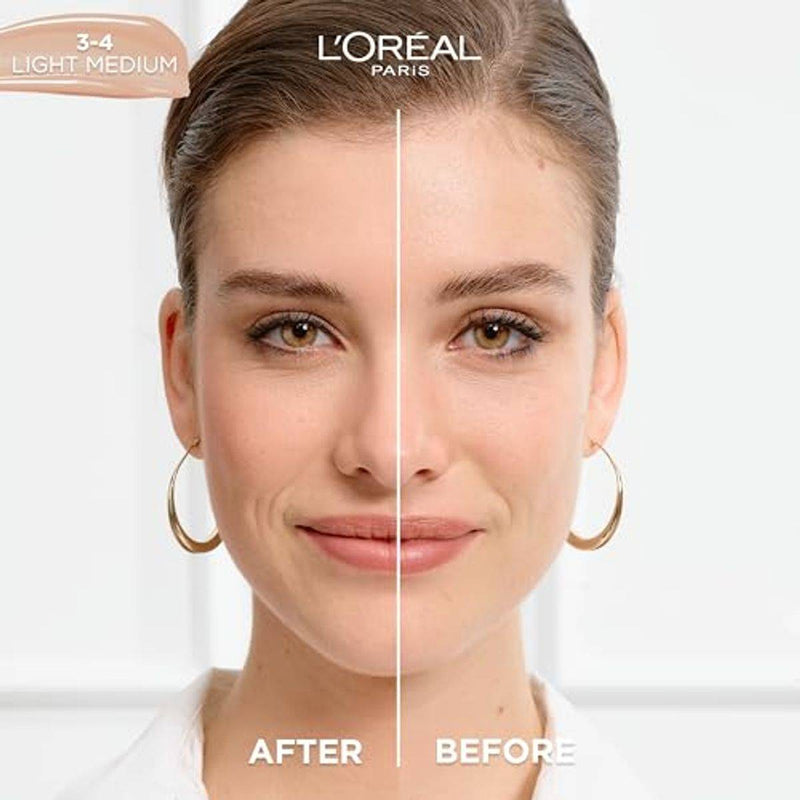 Loreal Paris True Match Tinted Serum Foundation 3-4 Light Medium