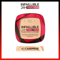 Loreal Paris Infallible 24Hr Fresh Wear Foundation Powder 40 Cashmere 9g