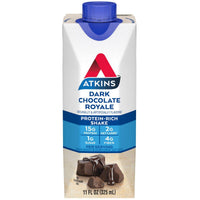 Atkins Protein Rich Shake Ready To Drink Dark Chocolate Royale 325ml