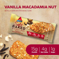 Atkins Meal Protein Bar Soft Baked Vanilla Macadamia Nut 50g