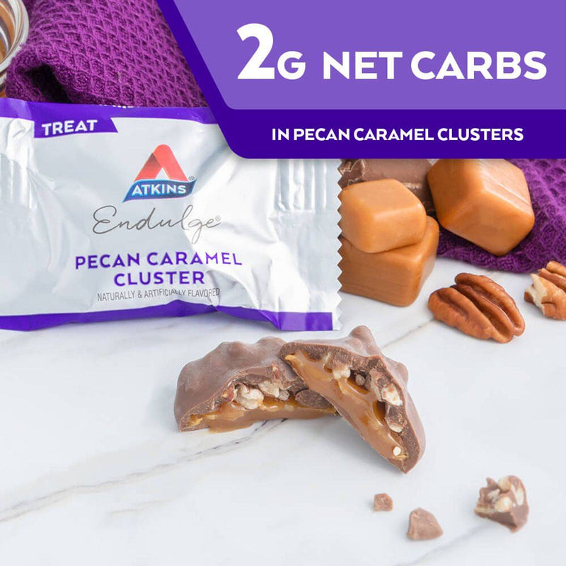 Atkins Endulge Treat Pecan Caramel Clusters 14g