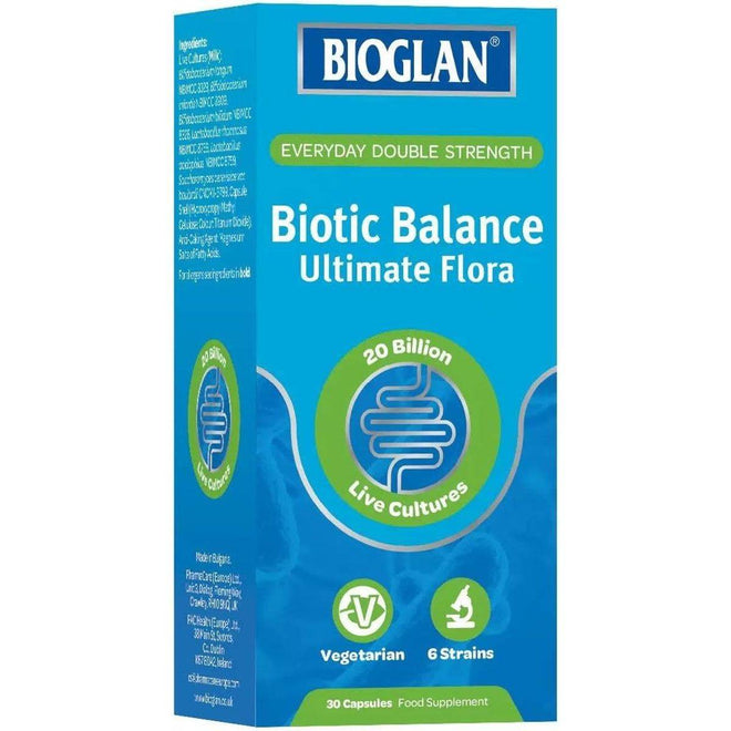 Bioglan Biotic Balance 20 Billion Live Cultures 30 Capsules
