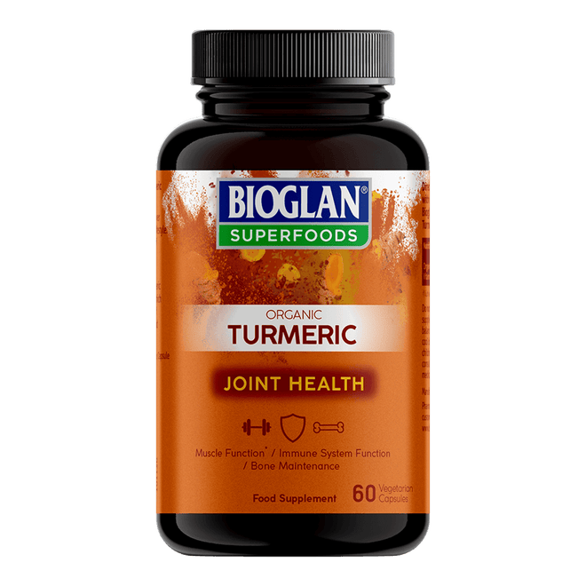 Bioglan Super Food Organic Turmeric 60 Capsules