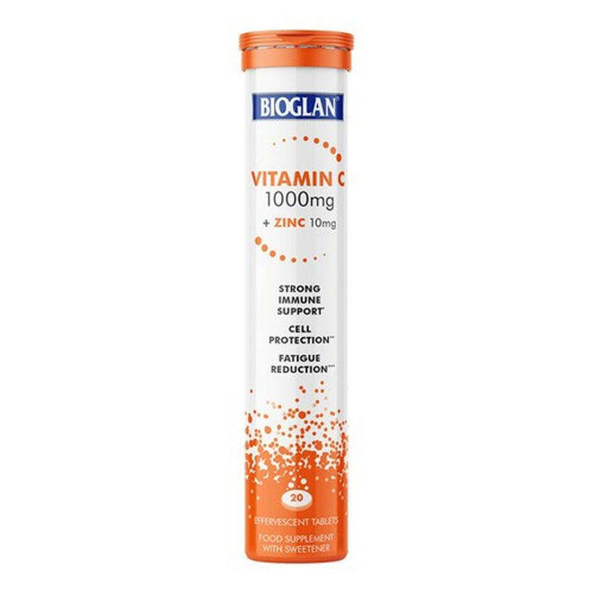 Bioglan Vitamin C + Zinc 20 Effervescent Tablets