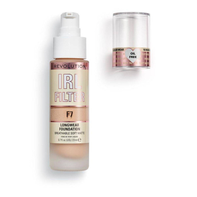 Revolution Makeup IRL Filter Longwear Foundation F7 23ml