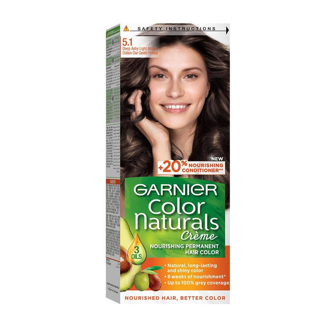 Garnier Color Naturals 5.1 Deep Ashy Light Brown