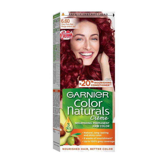 Garnier Color Naturals 6.6 Fiery Pure Red