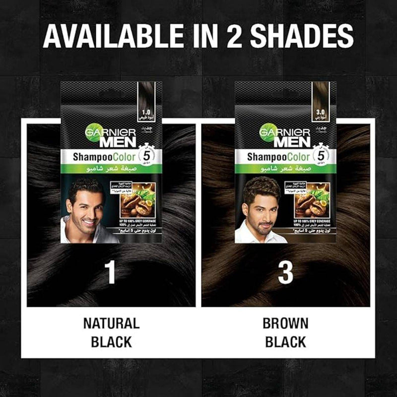Garnier Men Shampoo Color 1.0 Natural Black