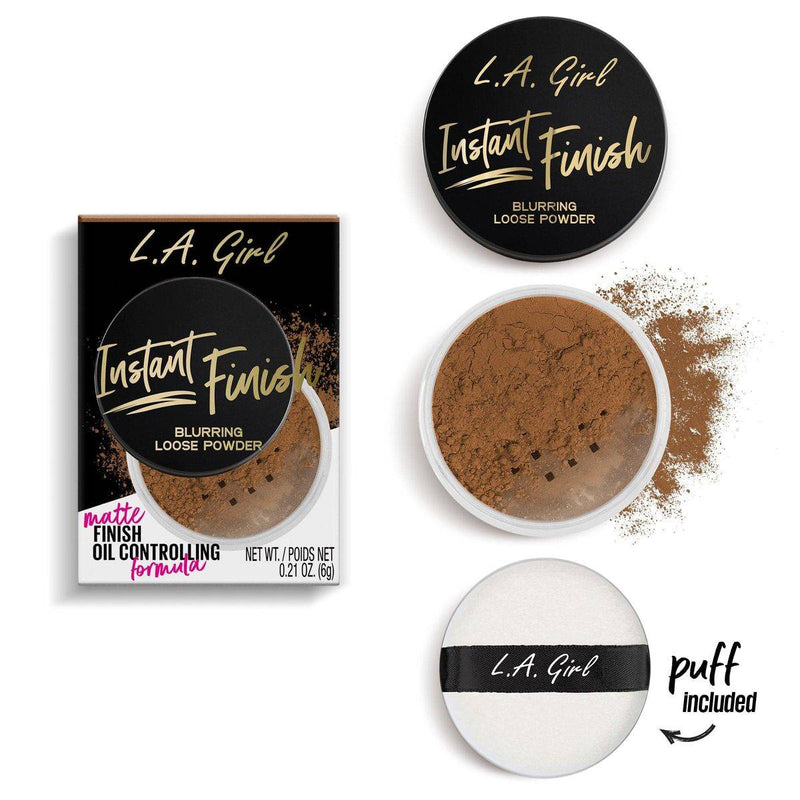LA Girl Instant Finish Blurring Loose Powder Tan 6g