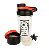 INC Tritan Shaker Bottle Red 600ml