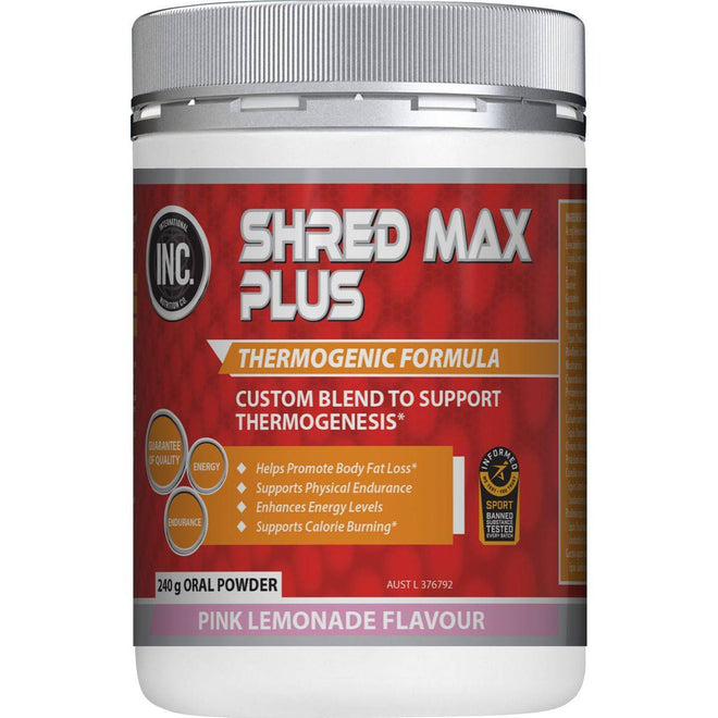 INC Shred Max Plus Pink Lemonade 240g