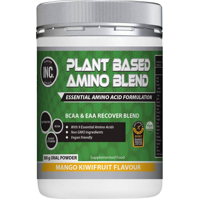 INC Plant Based Amino Blend Mango Kiwi 300g