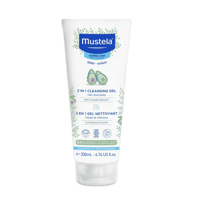 Mustela Baby 2 In 1 Hair & Body Cleansing Gel 200ml