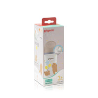 Pigeon SofTouch Plastic Bottle Decorated 3 Months+ Bear 240ml