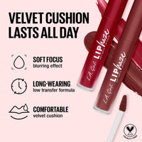 LA Girl Lip Haze Soft Matte Lip Color Baby