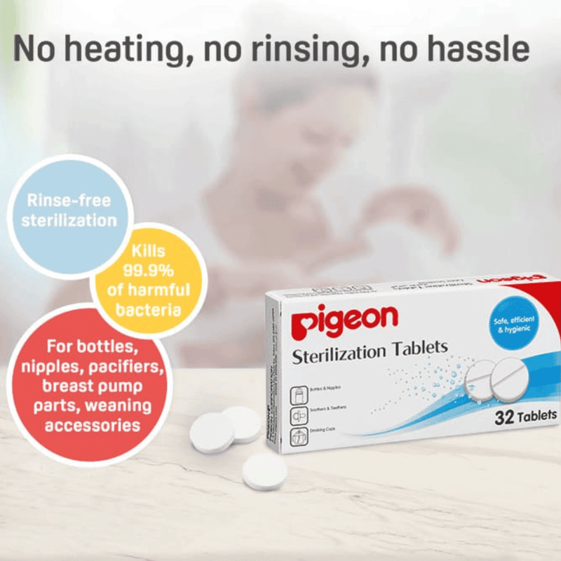 Pigeon Sterilizing Tablets 32 Pieces