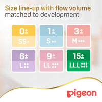 Pigeon SofTouch Wide Neck Nipple SS 2 Pieces