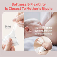 Pigeon SofTouch Wide Neck Nipple M 2 Pieces
