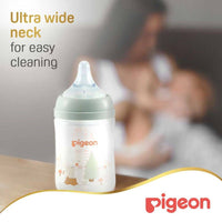 Pigeon SofTouch Plastic Bottle Decorated 0 Months+ Rabbit 160ml