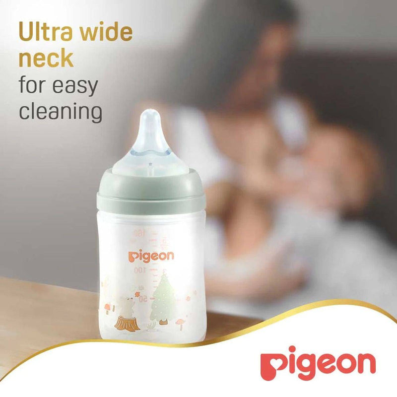 Pigeon SofTouch Plastic Bottle Decorated 0 Months+ Rabbit 160ml