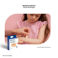 Wolaid Sterilized Adhesive Plastic Bandages 100 Long Strips