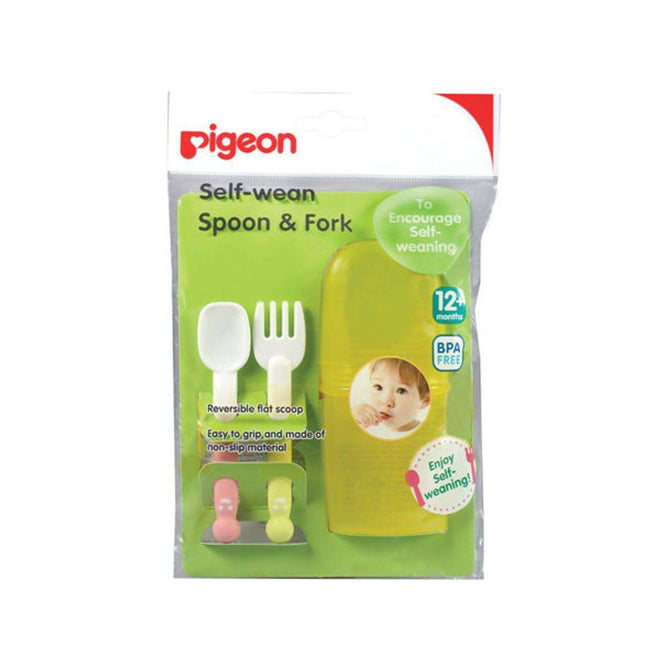 Pigeon Self Educational Spoon & Fork