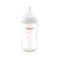 Pigeon SofTouch Glass Bottle 3 Months+ Latch on Line 240ml