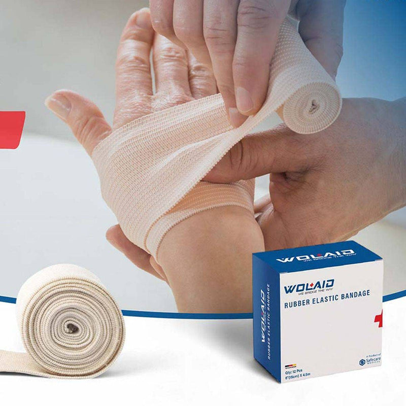 Wolaid Rubber Elastic Bandage 15cmx4.5m