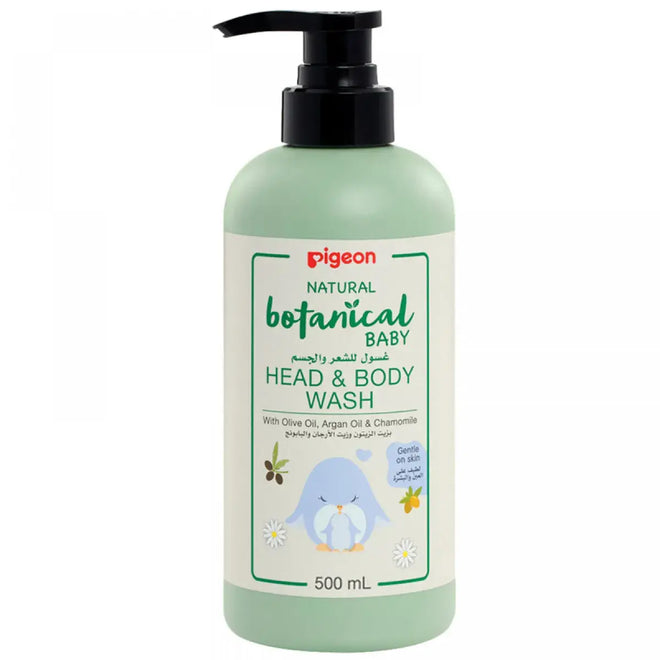 Pigeon Natural Botanical Baby Head & Body Wash 500ml