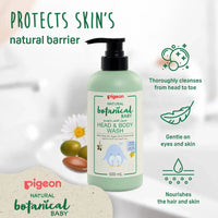 Pigeon Natural Botanical Baby Head & Body Wash 500ml