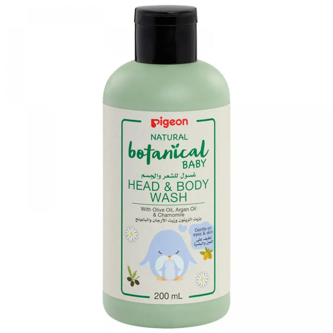 Pigeon Natural Botanical Baby Head & Body Wash 200ml