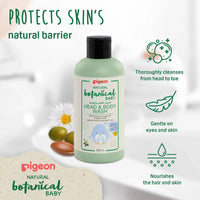 Pigeon Natural Botanical Baby Head & Body Wash 200ml