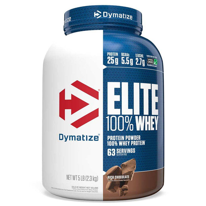 Dymatize Elite 100% Whey Protein Powder Rich Chocolate 2.27kg