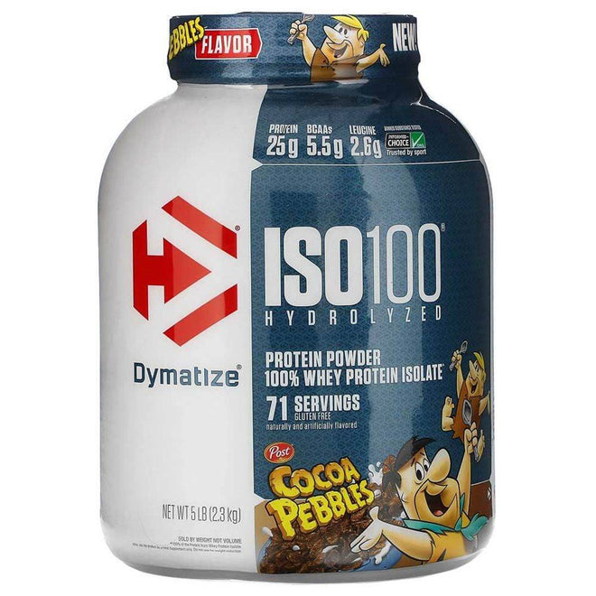 Dymatize ISO 100 Hydrolyzed 100% Whey Protein Powder Cocoa Pebbles 2.27kg