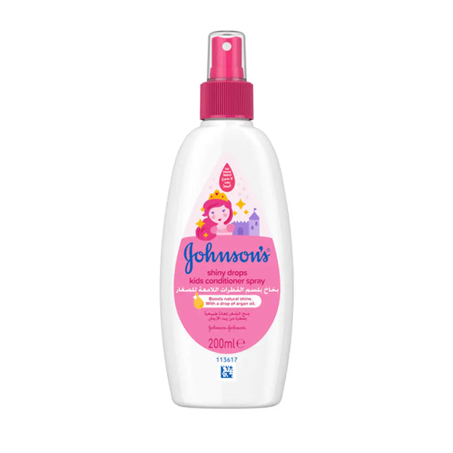 Johnsons Baby Kids Conditioner Spray Shiny Drops 200ml