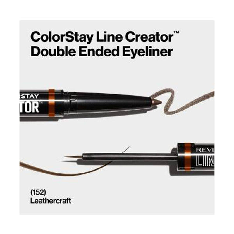 Revlon ColorStay Eyeliner Line Creator Double Ended 152 Leathercraft