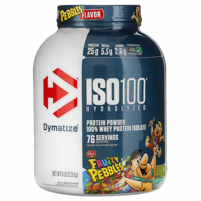 Dymatize ISO 100 Hydrolyzed 100% Whey Protein Powder Fruity Pebbles 2.27kg
