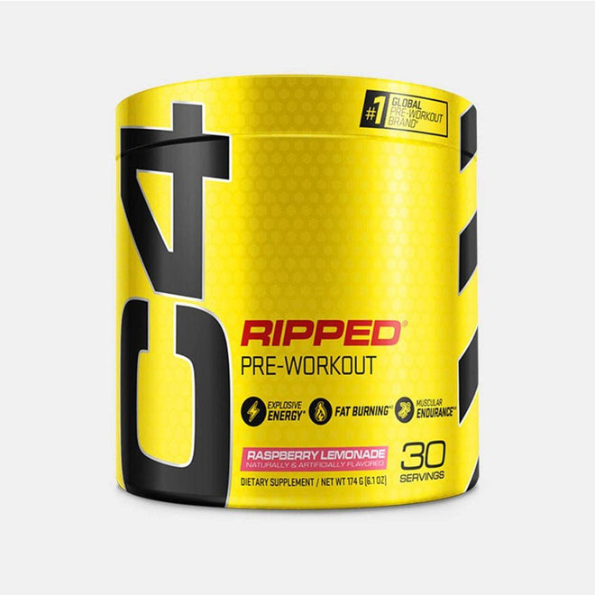 Cellucor C4 Ripped Pre Workout Powder Raspberry Lemonade 30 Serves 174g